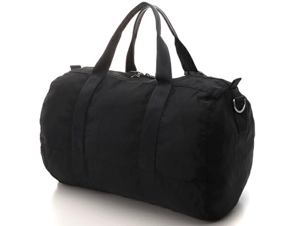 Prada black Tessuto Boston bag Black